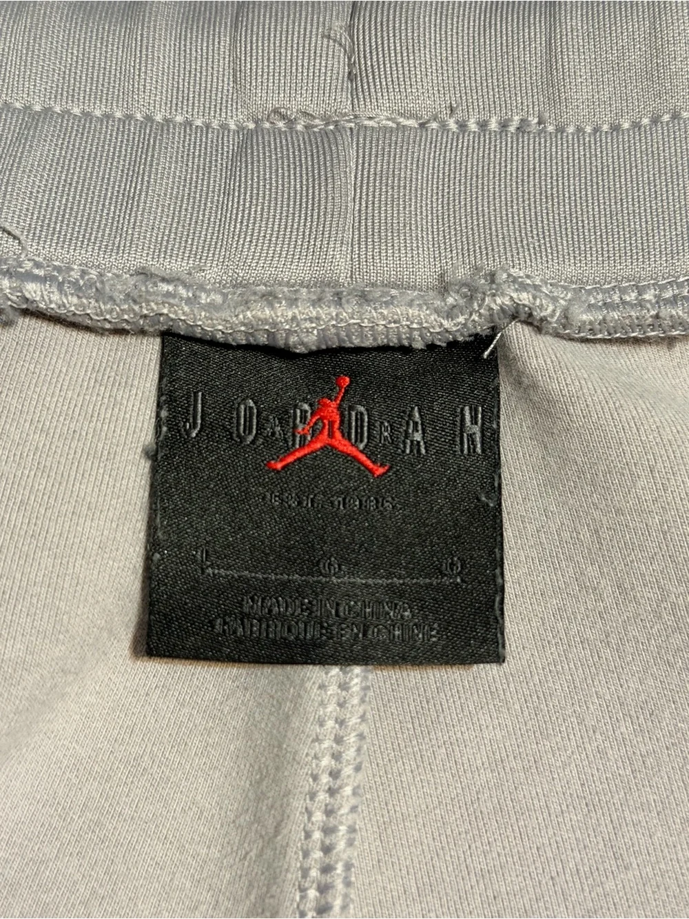 Jordan 23 Engineered - Men’s Grey Stretch-Knit Fleece Sweatpants, Size - L